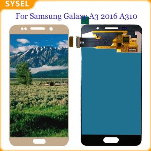 TFT For Samsung Galaxy A3 2016 A310 LCD A310F A310H A310M Display Digitizer Touch Screen Assembly