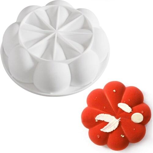 NEW Multiple Shapes Silicone Cake Decorating Mold for Baking Mould Dessert Mousse Kitchen Utensils Wood