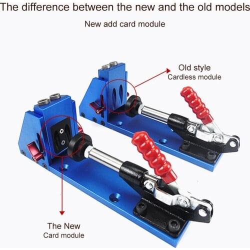 Puncher Hole Drill XK-2 DIY Woodworking Hole Punch Positioner Guide Locator Jig Joinery System Kit Repair Fixture Wood Tools
