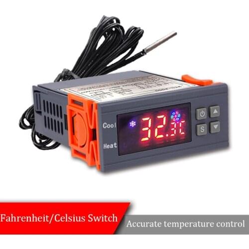 Pymeter Temperature Controller Aquarium Incubation Seafood Chiller Number Microcomputer Temperature Controller Switch STC-3000