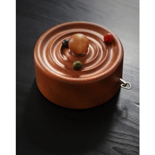 Music box music Galaxy music box is a wooden music box Creative Star Music Box Ebony gift music box Handmade music box