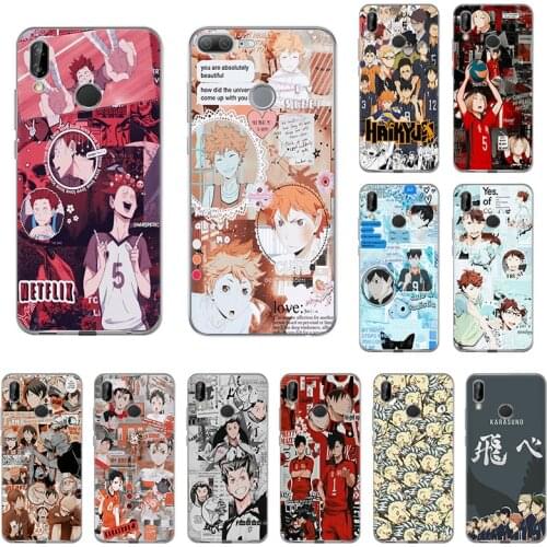 Anime Haikyuu Volleyball Soft TPU Phone Case for Huawei Honor 30 9A X10 9C 20 Pro 8X 9X 9S 10 Lite 10i 8A 8S 8C Y5P 7S 20s Cover