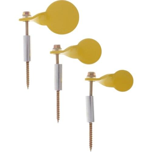 New 3pcs Tree Metal Target Spinner Plinking Target For Practice 3 Size Paintball Accessories