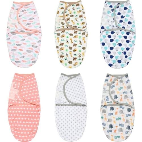 Newborn Baby Swaddle Blanket Soft Warm Wrap Spring Summer Sleeping Bag Sleepsack F3ME