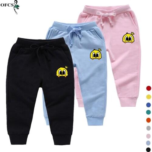 Retail Sale Boys Pants For 2-12 Years Old Cartoon Jogging Enfant Garcon Soft Casual Sport Pants Kids Fashion Childrens Trousers