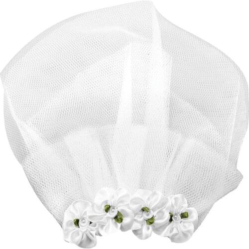 Pet Wedding Veil Dog Flower Headdress Veil Clip Pet Dog Accessory Pet Decor Hat Dog Cat Products