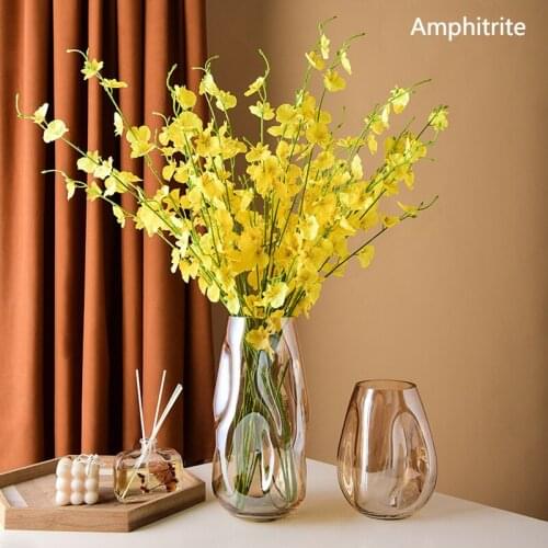 Nordic Style Vase Of Creative Glass House Room Home Decoration Accessories Modern Be Hydroponic Flower Transparent Thick Vase