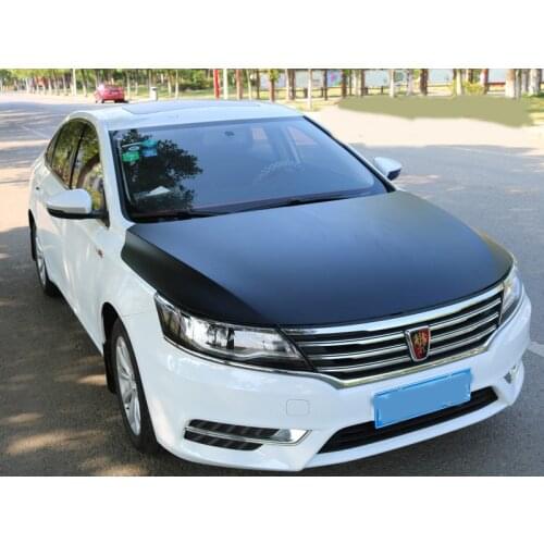 High Quality Matte Black Vinyl Wrap Foil Car Hood Bonnet Roof Top Styling Decals Film Roll Sticker Air Release Film