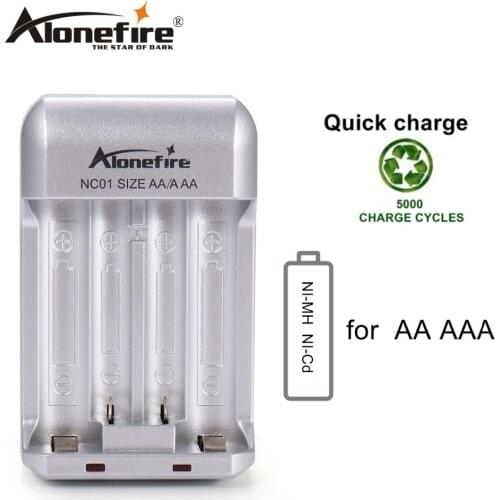 AloneFrie NC01 1.2V 1.5V Rechargeable battery charger for AA / AAA Ni-Cd Ni-Mh battery charger
