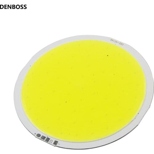 Factory sale 82mm big panel round LED COB 12V 14V DC 8W Warm White LED light Emitting Diode For auto Light Source