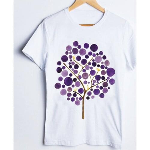 Women Tees Print Graphic Cartoon Watercolor Polka Dot 90s Sweet Ladies Clothes Lady Tops Clothing Female T Shirt T-Shirt