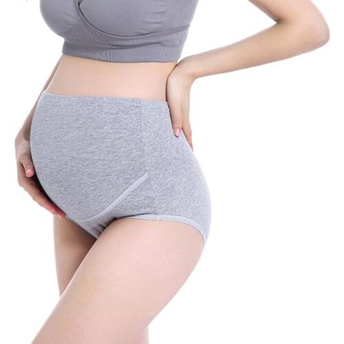 1Pc Cotton Maternity Panties High Waist Panties for Pregnant Women Maternity Underwear Pregnancy Briefs Women Clothes