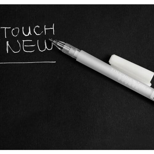 1PC 0.8MM White Highlight Pen Student Sketch Drawing Graffiti Art Markers Comic Design Hook Liner Pen Stationery Art Supplies