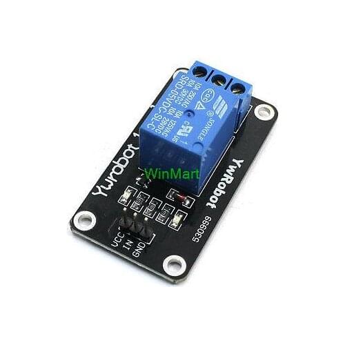2Pcs 5V Coil Volt 10A Three Terminals Single Channel 1CH Relay Expansion Module