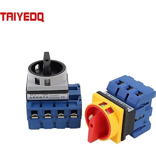 380V On-off Power Isolator Switch With Pad Lock Rotary Cam Disconnect Switch Low-voltage Load Switch SFD11-25A-100A 3P 4P