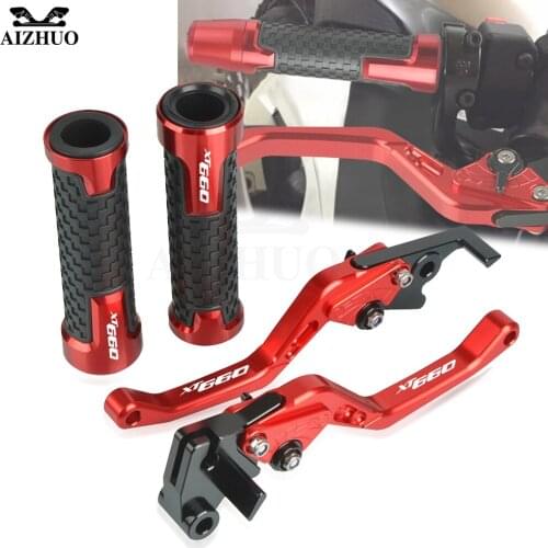 CNC Aluminum XT660 FOR YAMAHA XT660 XT660R XT660X 2004-2013 2008 2010 2012 Motorcycle Accessories Brake Clutch Levers handlebar