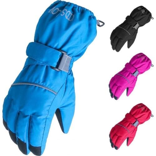 Childrens Winter Thermal Warm Cycling Bicycle Bike Ski Outdoor Camping Hiking Motorcycle Gloves Sports Full Finger