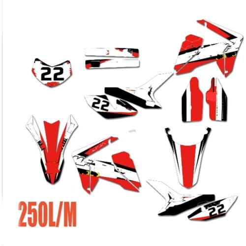 For 12-18 CRF250L/M Free Customized Motorcycle Graphics Stickers Sticker Kit Decal for Honda CRF 250L/M 20012- 2018 2013 2014