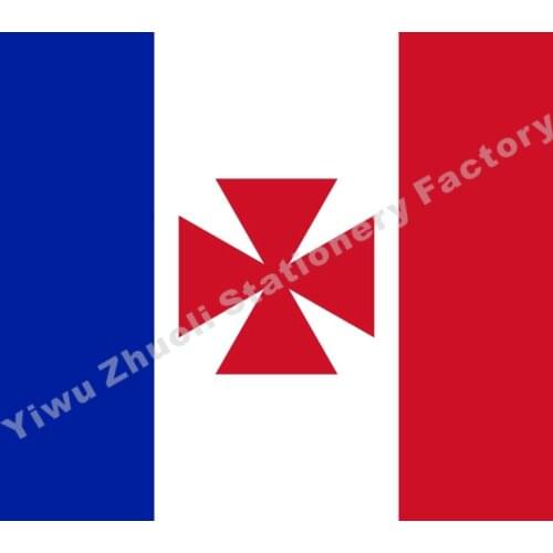 France Drapeau du Royaume de Uvea 1860 Flag 150X90cm (3x5FT) 120g 100D High Quality Banner Free Shipping