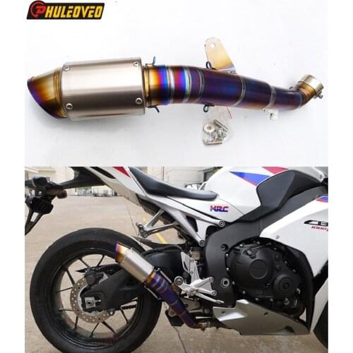 Titanium Alloy 2008-2016 CBR1000RR Exhaust Muffler Link Pipe Motorcycle Exhaust Muffler Escape for CBR1000RR 08-16 Escape Moto