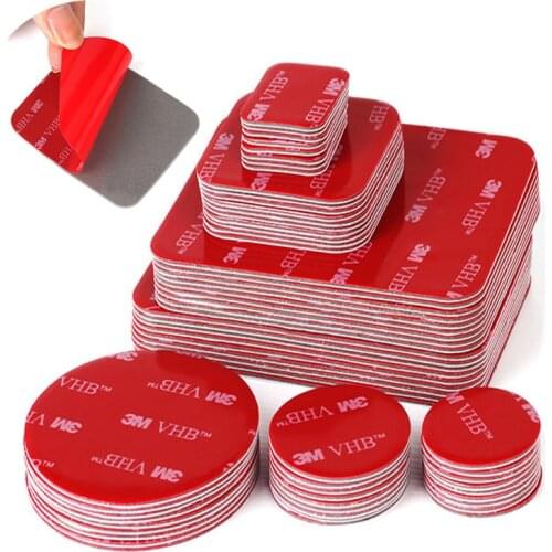 Super Strong 3M VHB Double Sided Tape Waterproof No Trace Acrylic Foam Self Adhesive Patch Sticky Pad for Home Car Office School