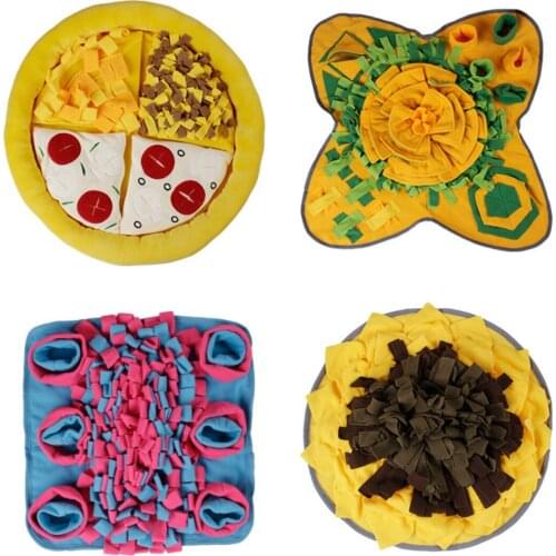 Pet Snuffle Mat Dog Slow Feeding Mat Washable Foraging Training Puzzle Mat For Puppy Doggies bed for dog dog bed beds