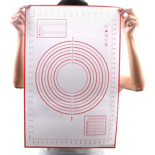 Kneading Dough Mat Silicone Kitchen Cooking Gadgets Pizza Dough Rolling Mats Large Size Baking Mat Non-Stick Pastry Pad Sheet