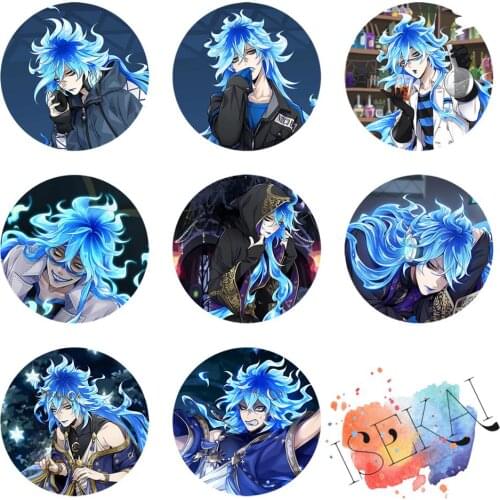 Twisted Wonderland Game Idia Shroud Collection Ignihyde Metal Badge Brooch Pins