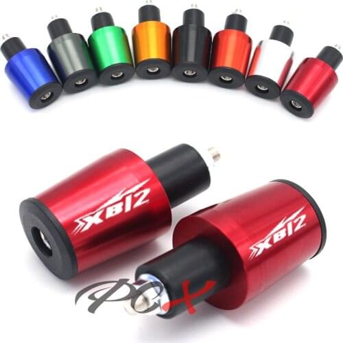 Motorcycle CNC 7/8'' 22MM Handlebar Grips Handle Bar Cap End Plugs For Buell XB12 all models up to 08 only 2004-2008