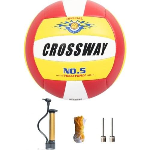 Crossway Game Volleyball Inflatable Indeformable Elastic No.5 Children Adult Professional Competition Volleyball