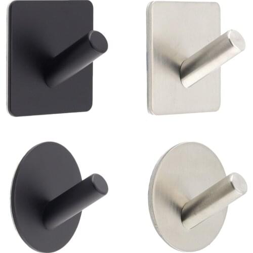 Wall-Mounted Cloth and Hat Hook,Stainless Steel Coat and Hat Hanger,Multiple Purpose Wall Towel Hook