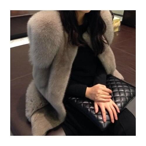 2018 new vest fox fur mink fur vest whole female short paragraph