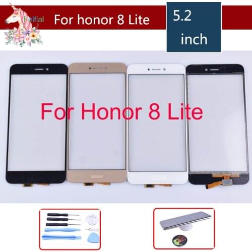 For Huawei Honor 8 Lite DUAL PRA-AL00 PRA-AL00X PRA-AL00 Touch Screen Touch Panel Sensor Digitizer Front Glass For Honor 8Lite