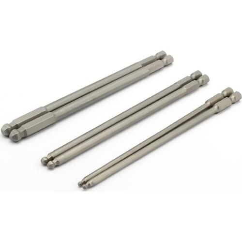 Noreturn 150mm Ball Head Hexagon Head for Electric Hand Drill Screwdriver Inside Hexagon Hand Gun Drill Head