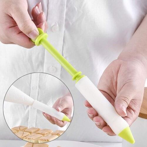 Silicone Fondant Cake Pen Icing Writing Syring Baking Decor Tools Cream Cake Writing Pen Baking Decorating Tool Piping Pastry
