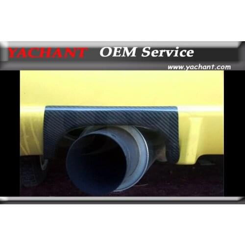 Car-Styling Carbon Fiber Exhaust Heatshield Fit For 1999-2002 Skyline R34 GTR Rear Bumper Exhaust Heatshield