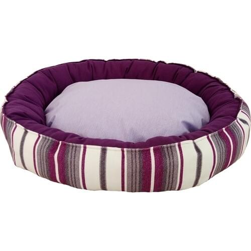 Stylie Handmade Cat and Small Breed Dog Bed Purple