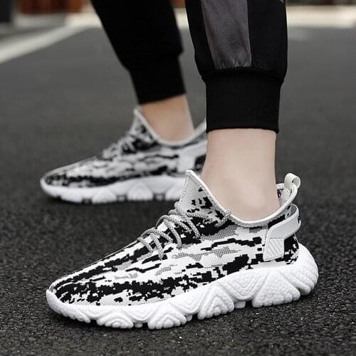 Large Size 39-45 Dad Shoes Mens Breathable Woven White Shoes Popcorn Shoes Sports Casual Trend Shoes Mens Shoes