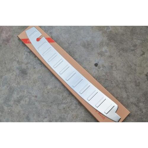 Stainless Steel Internal external Rear Bumper Protector Sill Trunk Tread Plate Trim Car styling for Ford Ecosport 2013-2017