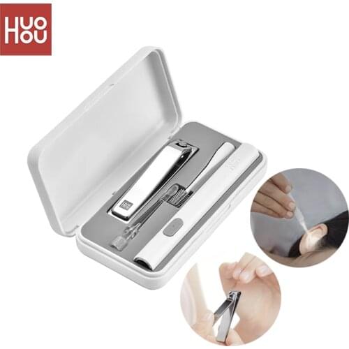 Youpin HUOHOU Portable Ear Picker Nail Clippers Kit In-Ear Cleaning Endoscope Tool Set with LED Light Storage Box USB Charging