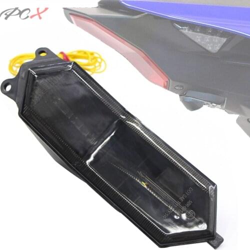 For Yamaha R1 R6 YZF-R6 YZF-R1 2015-2019 Motorcycle Rear Tail Light Brake Signals Integrated LED Taillight
