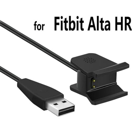 Replacement High Speed Charging Cable Charger Clip USB Connector Adapter For Fitbit Alta HR Smartband with Reset Button