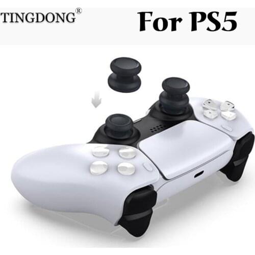 1Set=2pcs For Sony PS5 Wireless Controller Handle Rocker Cap Ps5 Handle Rocker Top Cap Ps5 Game Handle Button Top Cap