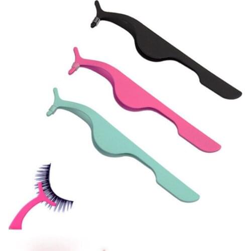 50Pcs False Eyelash Applicator Fake Eye Lashes Eyebrow Accessory Eye Brow Twizzers Makeup Tools