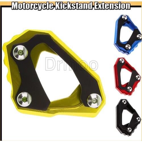 Motorcycle CNC Accessories Motorbike Side Stand Enlarge Extension Kickstand For Yamaha MT-10 MT10 2016-2017