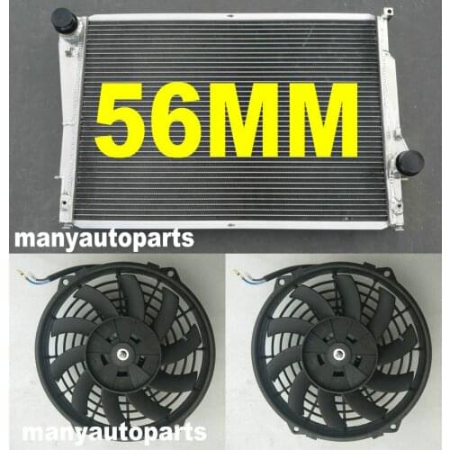 Aluminum Radiator + Fan For BMW 3 Series E46 Z4 M3 316 318 320 323 325 328 330D Ci i E85 E86 SI 1997-2009 MT