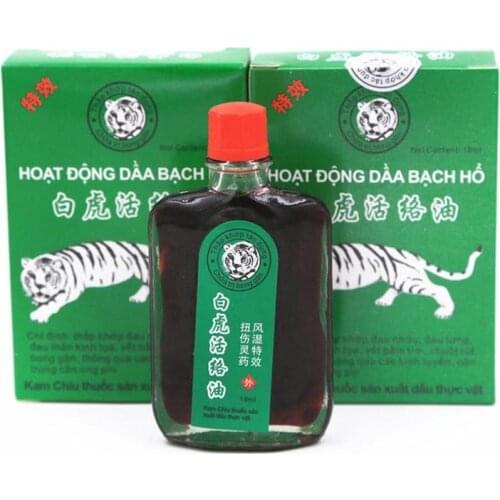 White tiger balsam shoulder oil, cervical osteoarthritis active oil, pain relief, rheumatism relief, 18ml