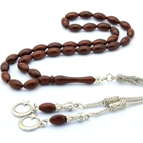 Çift Metal Püsküllü Arpa Kesim Kuka Tesbih