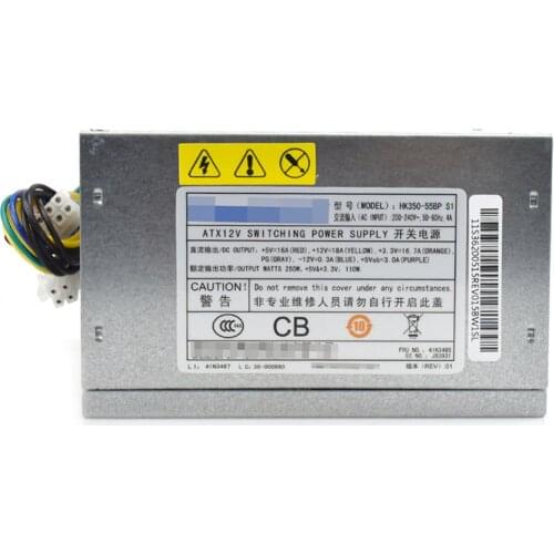 For Lenovo HK350-12PP FSP250-30AGBAA PCE026 HK350-55BP Server Power Supply 250w 10pin