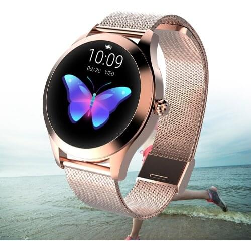 Fitness Smart Watch Women 2020 IP68 Waterproof Heart Rate Monitoring Bluetooth For Android IOS Fitness Bracelet Smartwatch vs H8